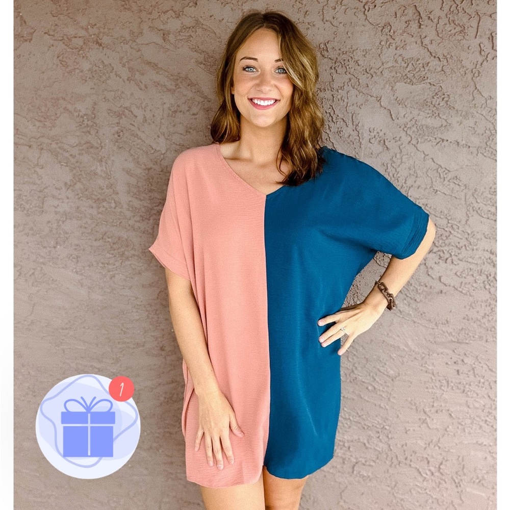 Two tone dress- Large
